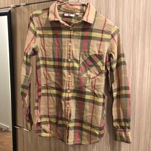 Uniqlo check shirt size small
